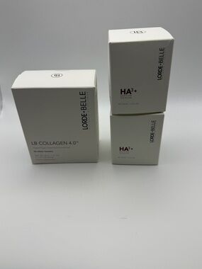 Lorde + Belle LB Collagen 4.0 & HA3+ Serum Trio - White